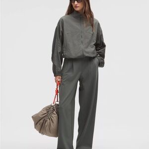 Lululemon Daydrift High-Rise Wide-Leg Trouser - Palm Deco - SHORT - Size Small